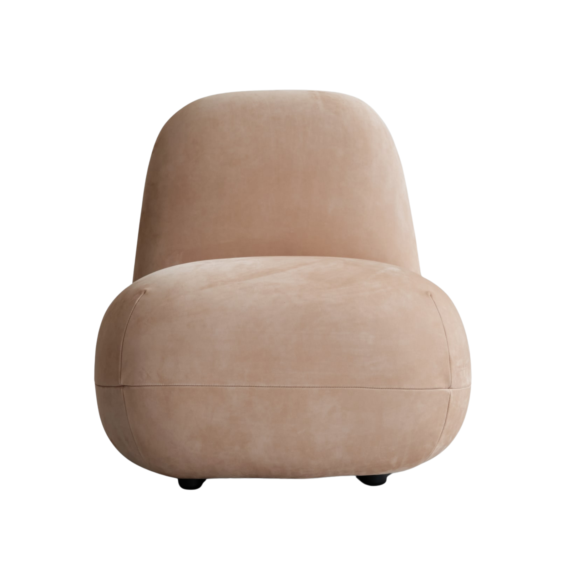 TOE CHAIR FLAT Sessel Nubukleder [Klaudia]