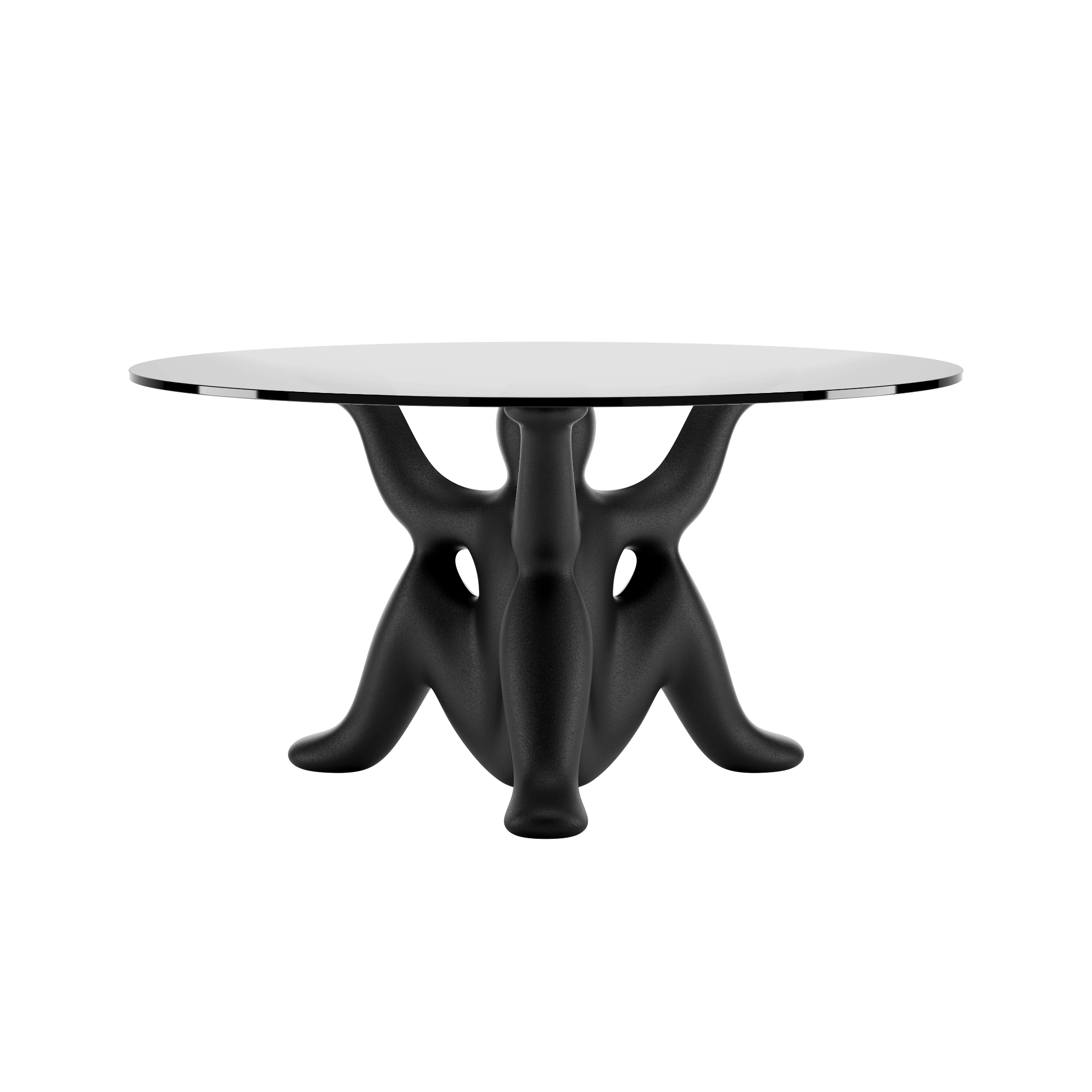 Runder Tisch HELPYOURSELF schwarz