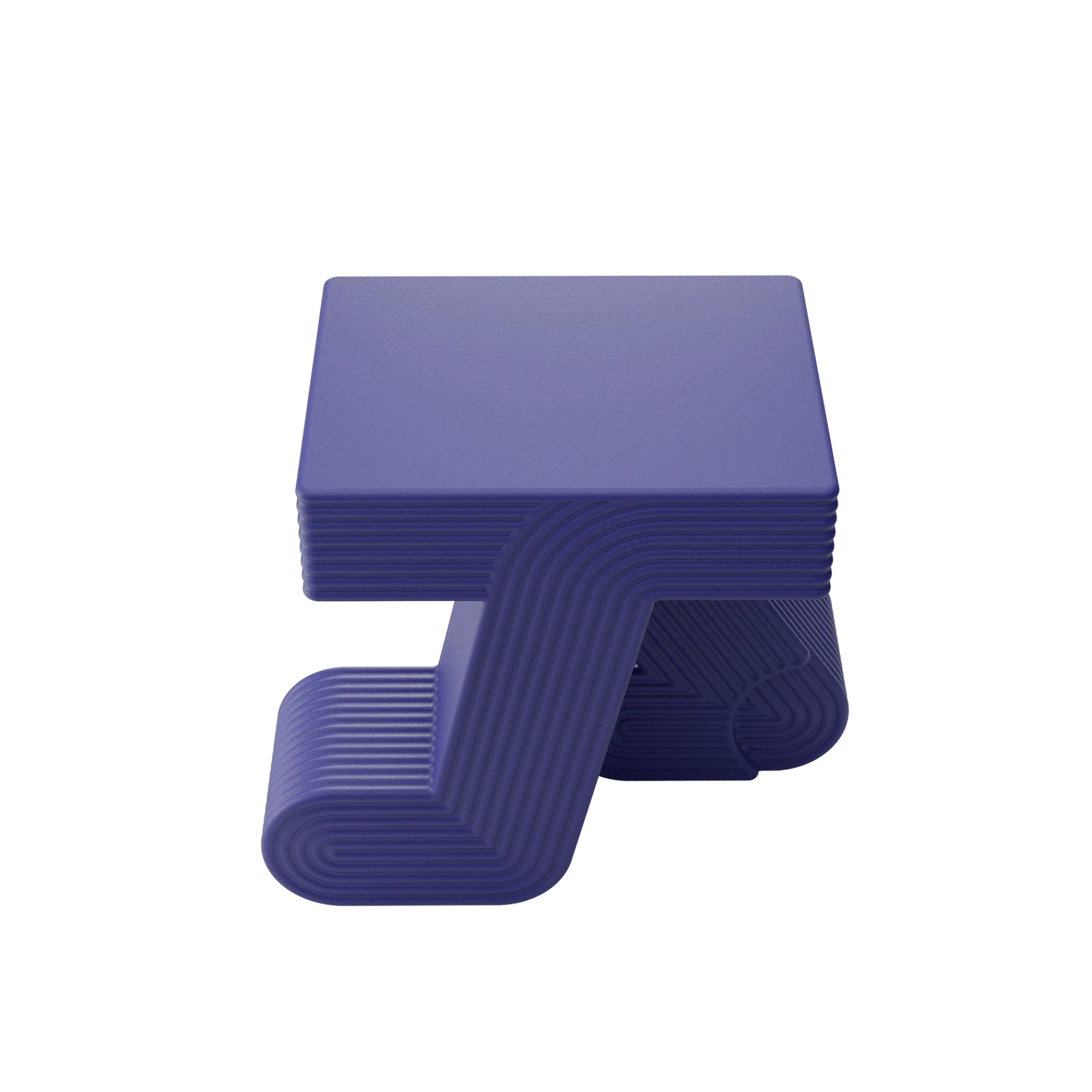 WALKING blue garden side table