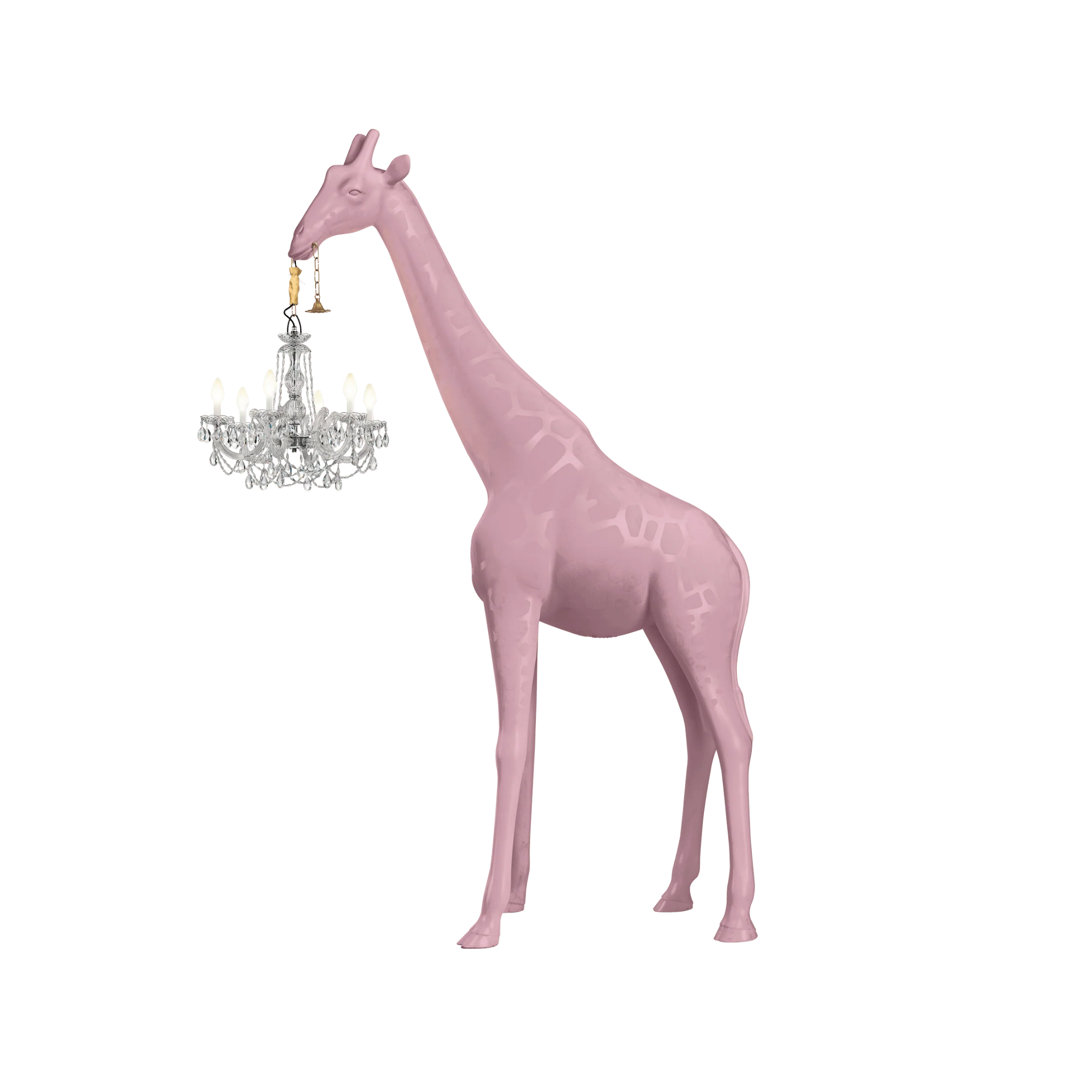 Outdoor lamp GIRAFFE IN LOVE M pink