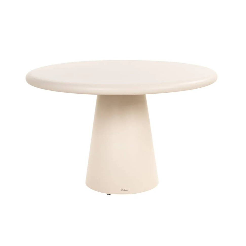 Runder Gartentisch URBAN BLOOM sandfarben