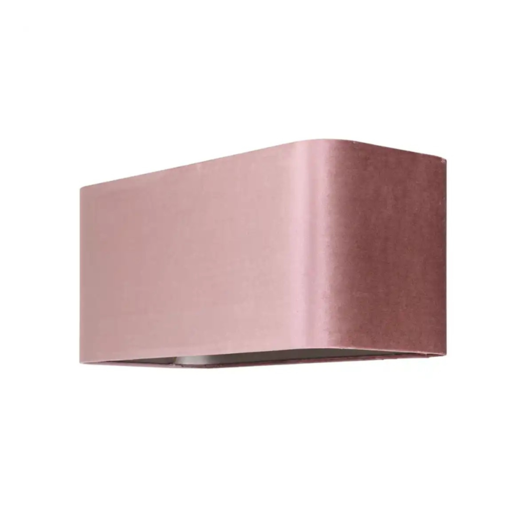 Rechteckiger Lampenschirm OLD rosa