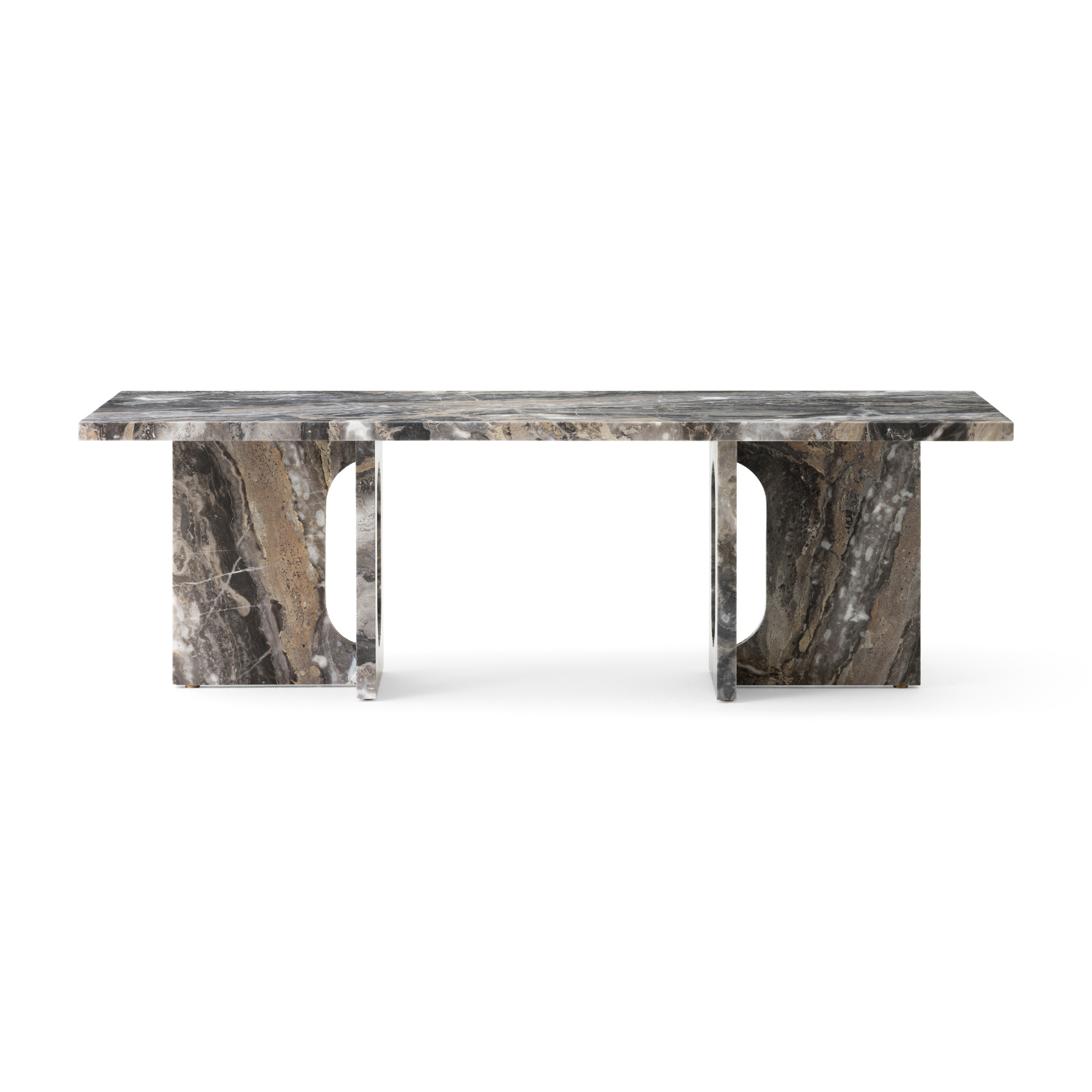 Couchtisch ANDROGYNE grauer Marmor