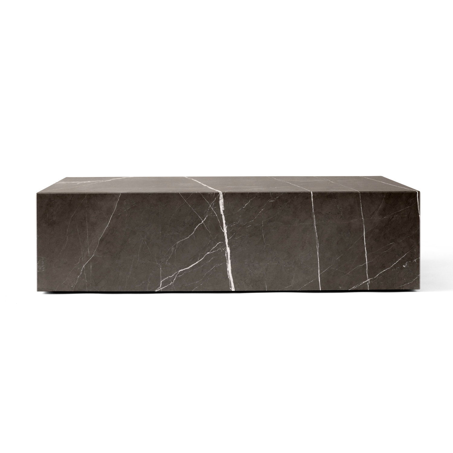 Couchtisch PLINTH brauner Marmor