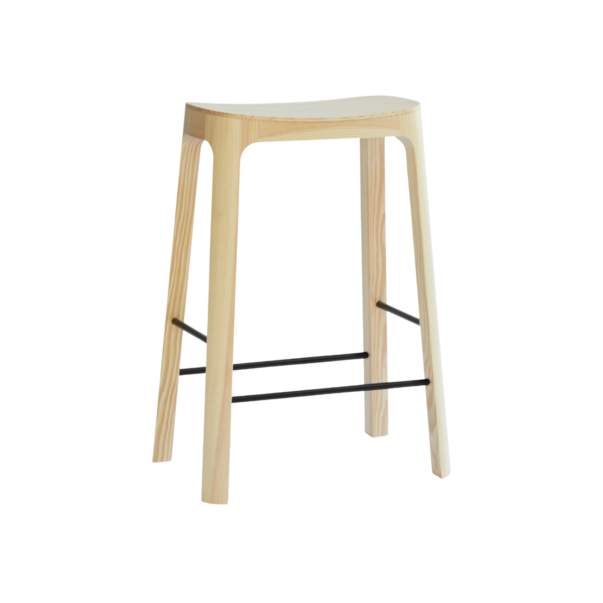 Hocker CROFTON aus Kiefernholz