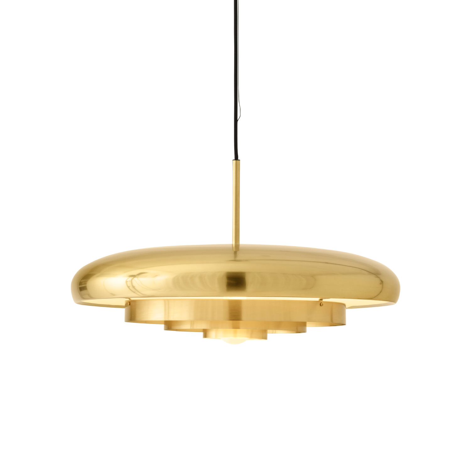 Lampa wisząca RESONANT mosiądz