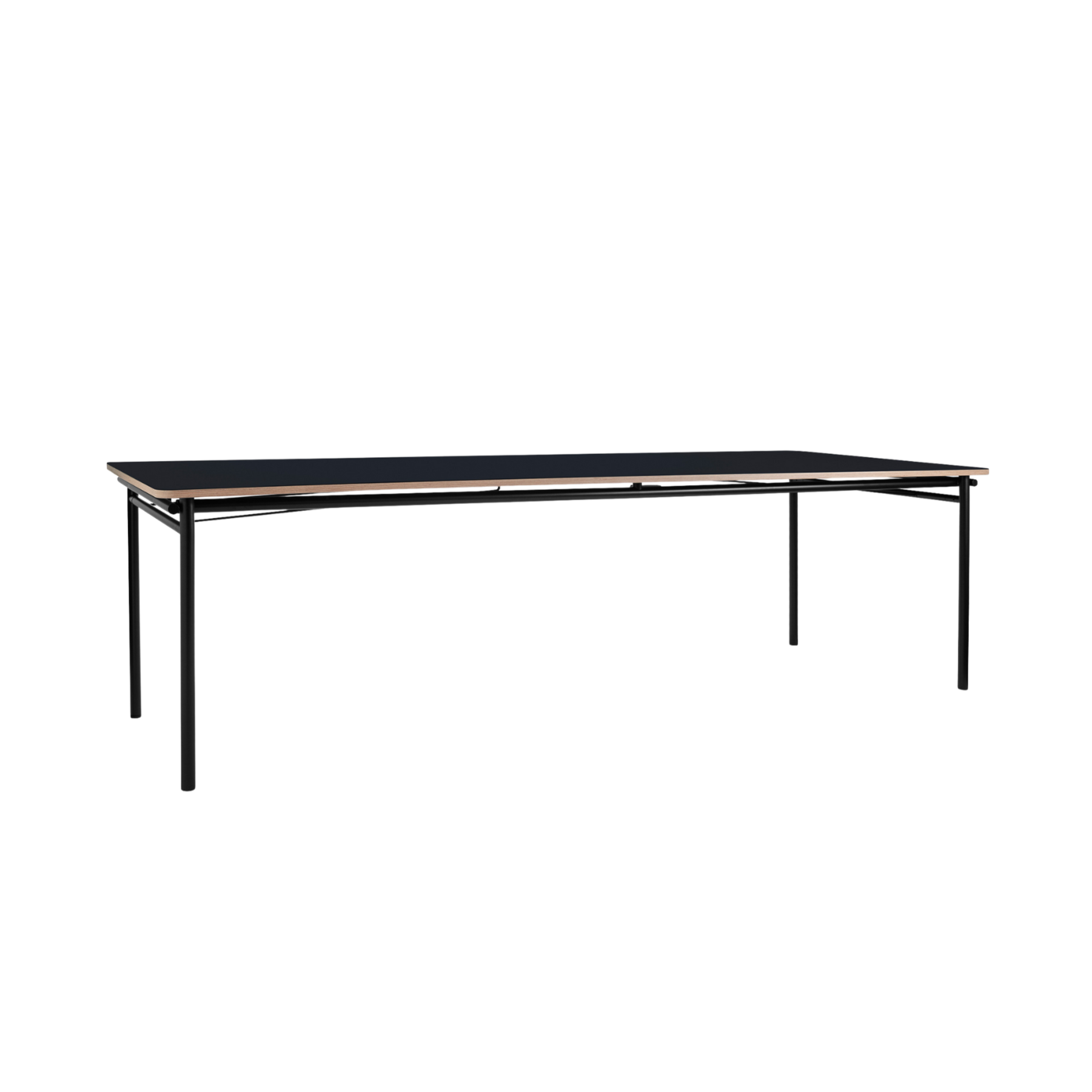 Ausziehbarer Tisch TAFFEL schwarz