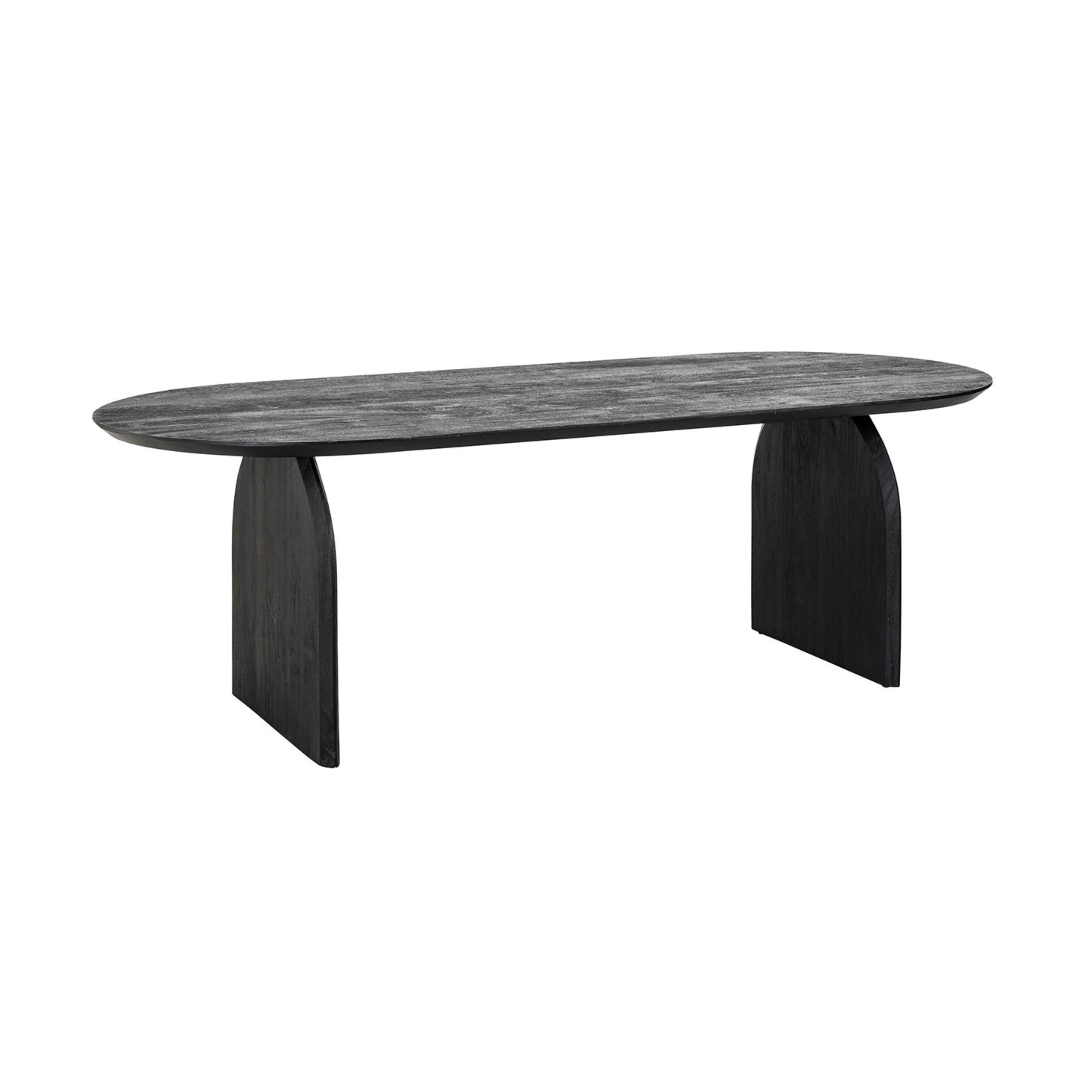 Tisch HUDSON schwarzes Mangoholz