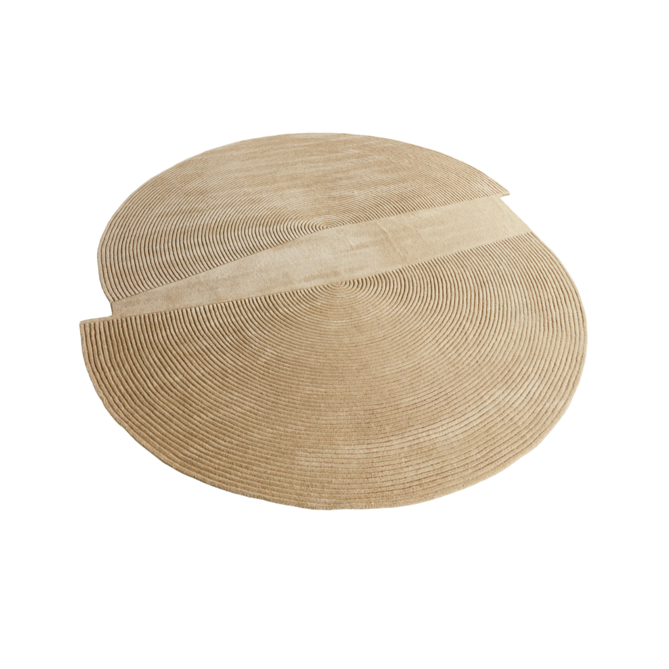 Zen Split Teppich Beige