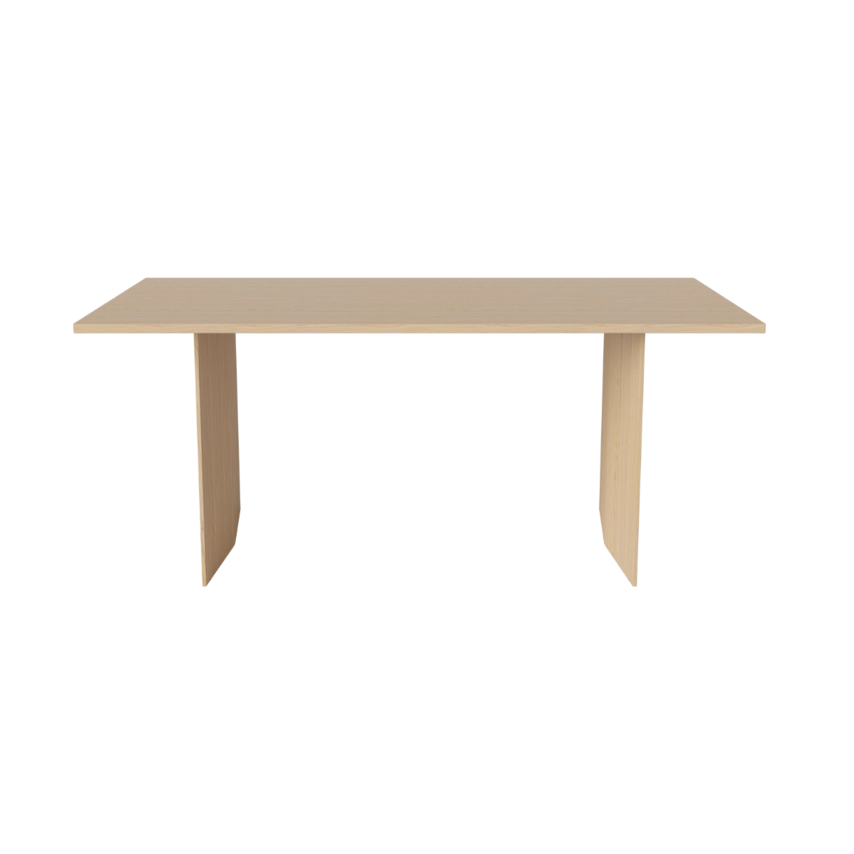 Alps table Belted oak wood