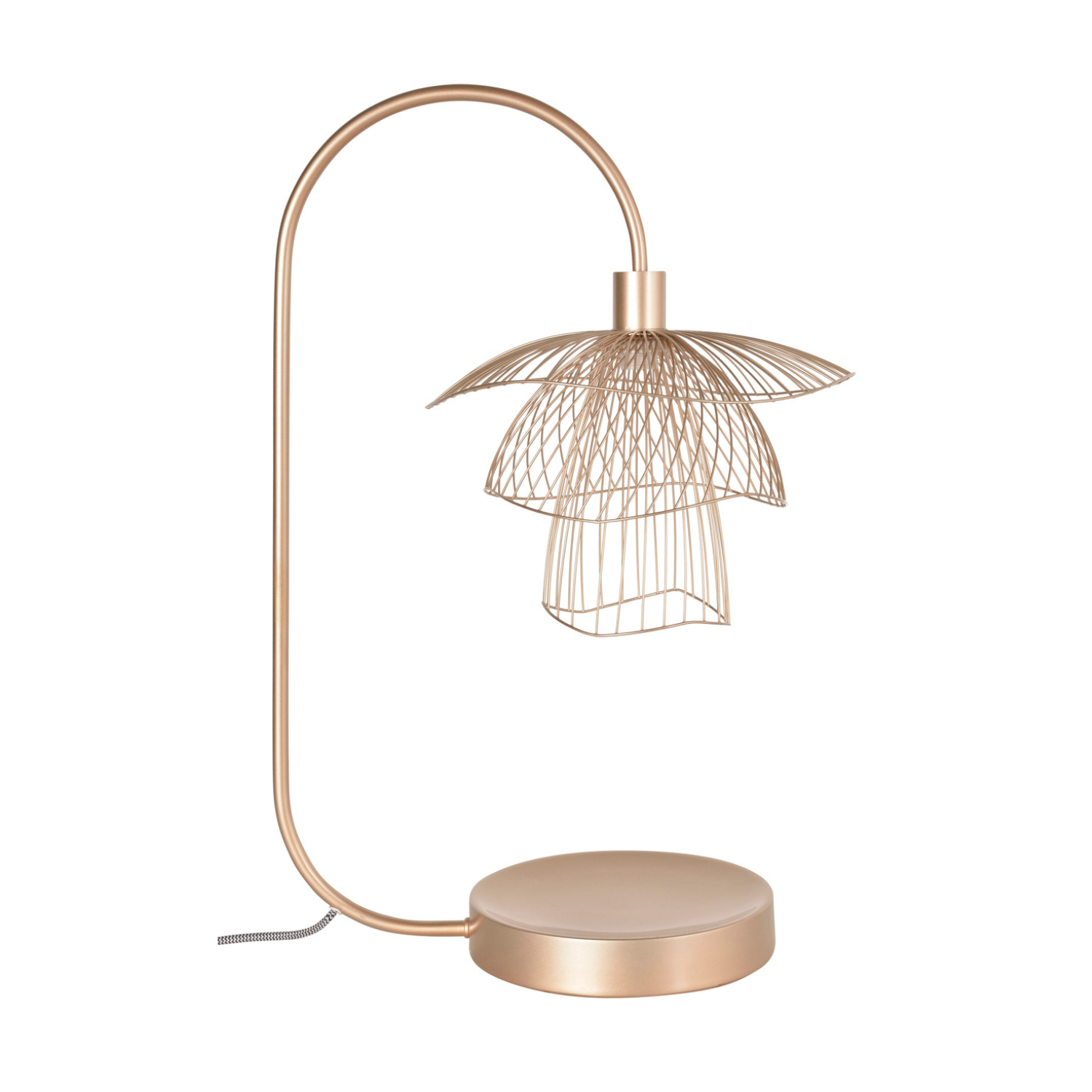 Tischlampe Papillon Champagner Golden