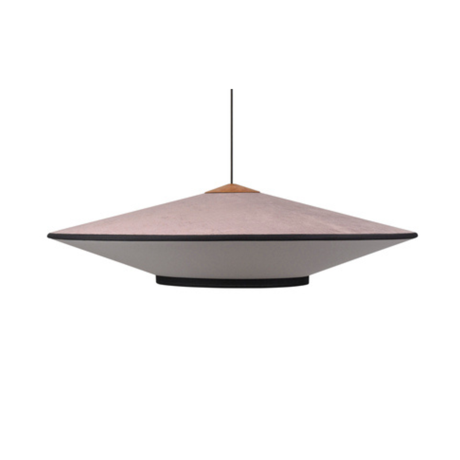 Powder pink pendant lump lamp