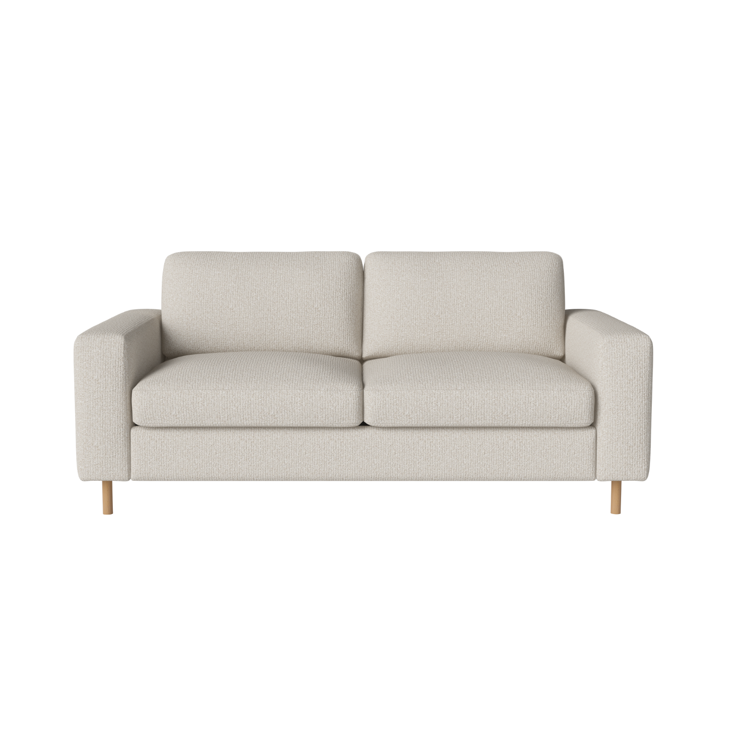 2,5-Personen-Sofa-Skandinavia-Basis aus Eichenholz