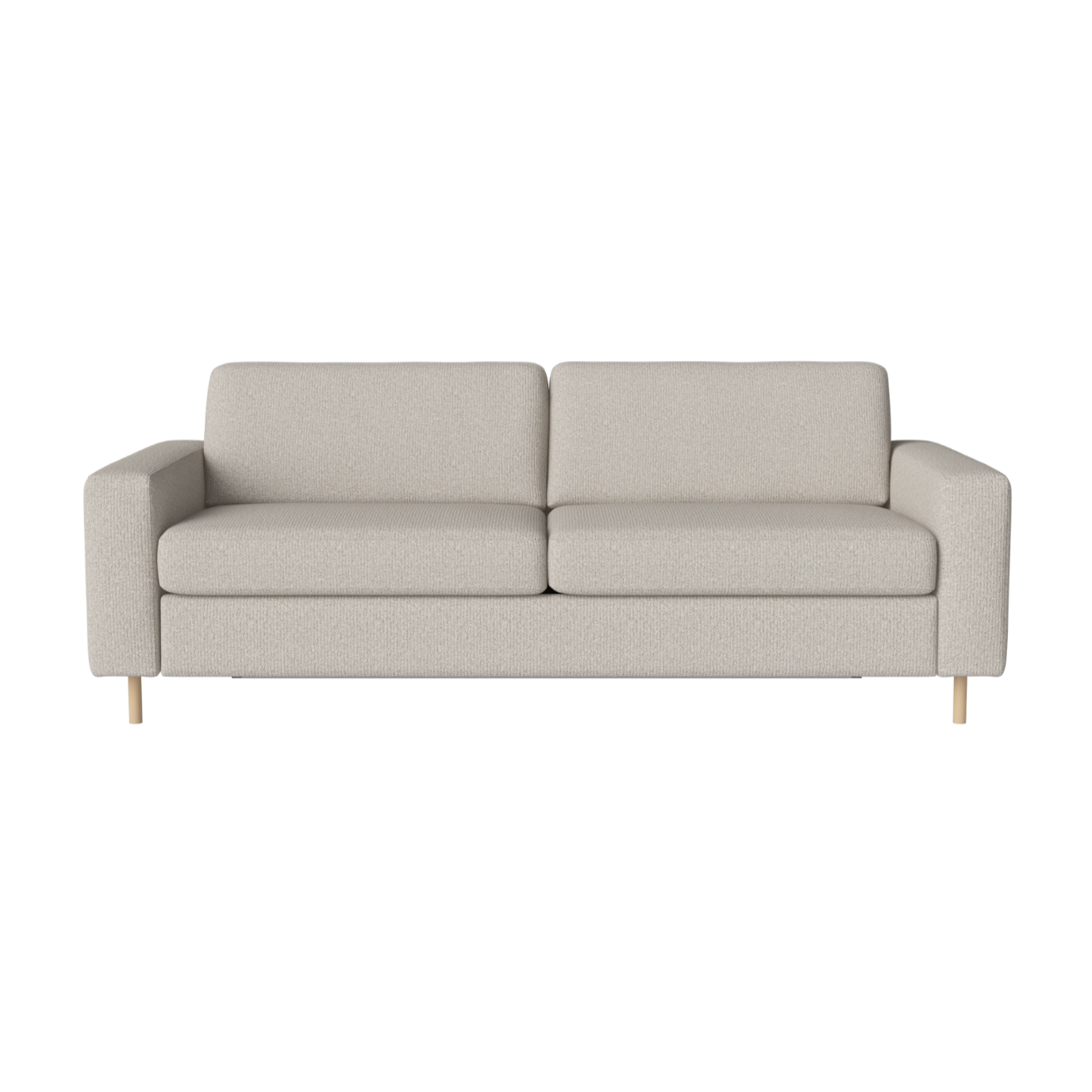 Sofa -Sofa 2,5 Skandinavien Basis aus gebleichtem Eichenholz