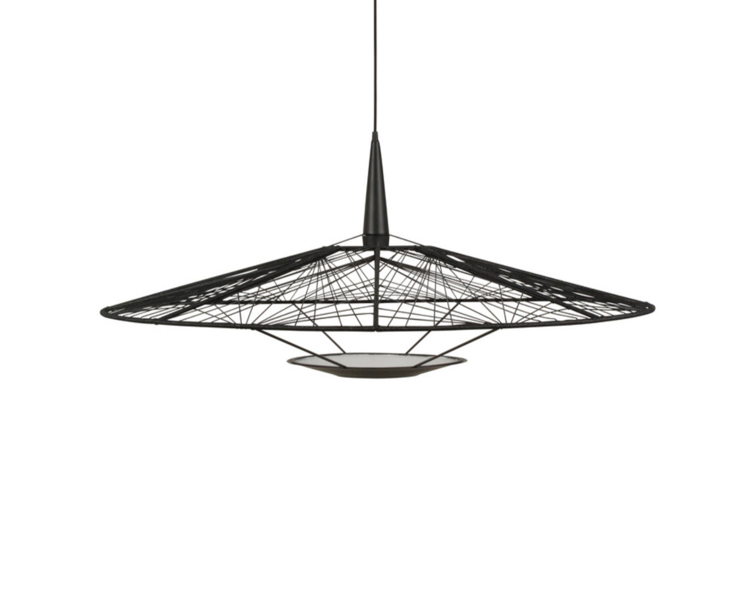 Carpa black hanging lamp