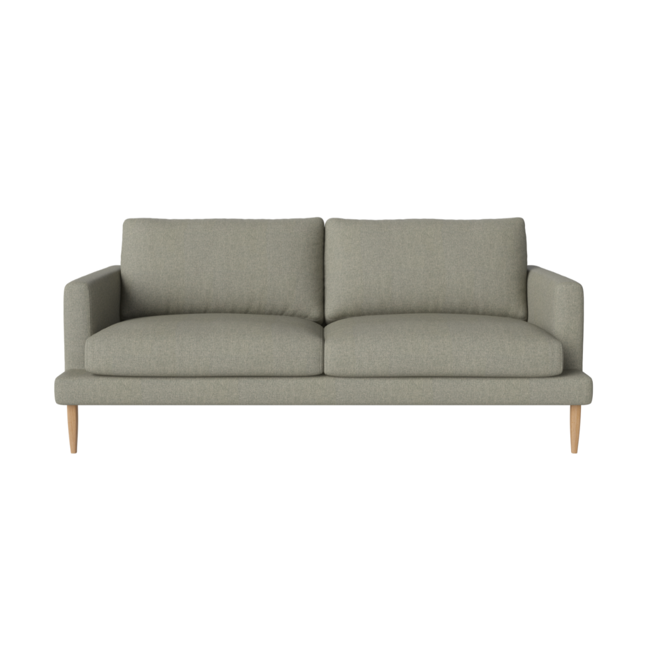 2.5-person sofa Veneda base of oak wood