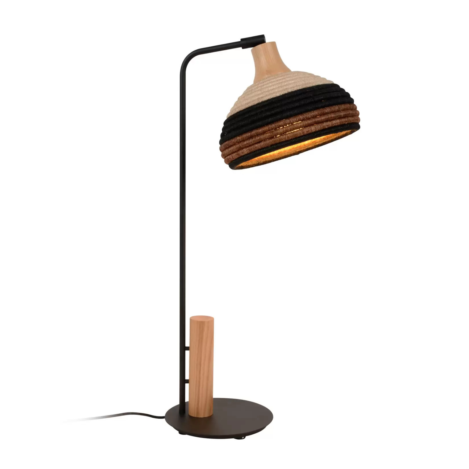 Brown grass table lamp