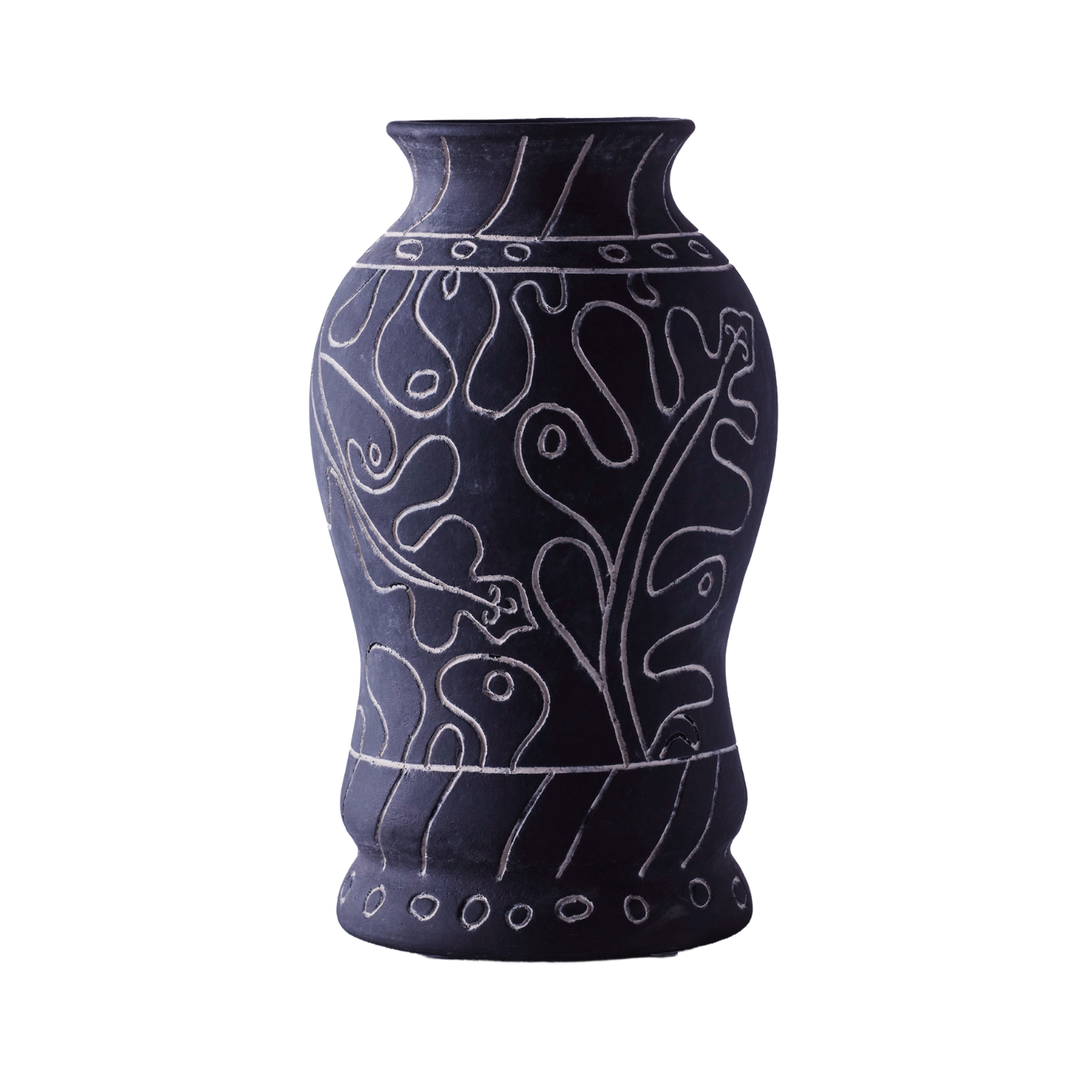 FRIDA vase black ceramic