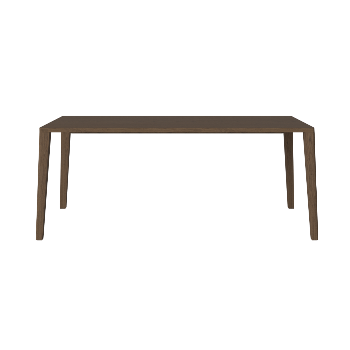 Graceful table dark oak wood