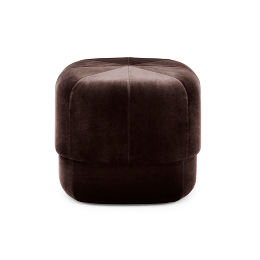 Brown coffee circus pouf