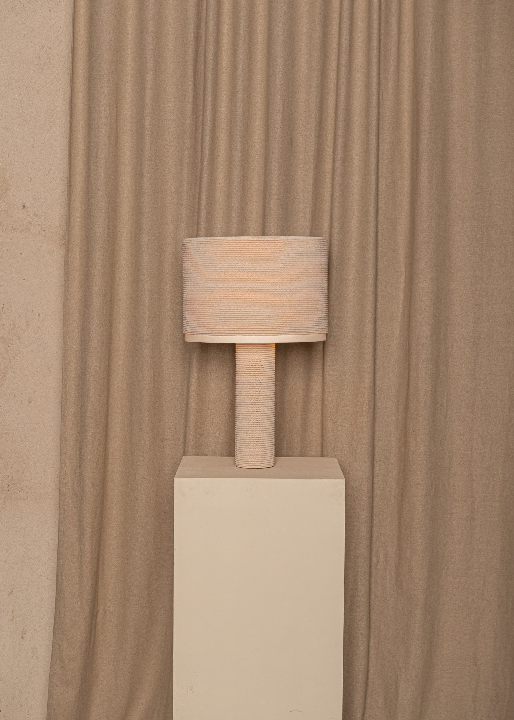 Beige Wool Table Lamp PYJAMA
