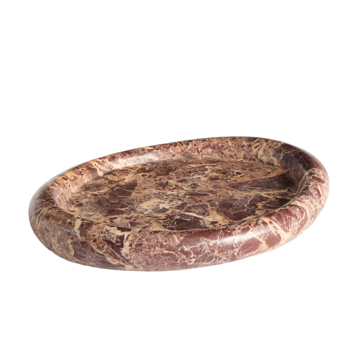 Lenorel tray burgundy marble