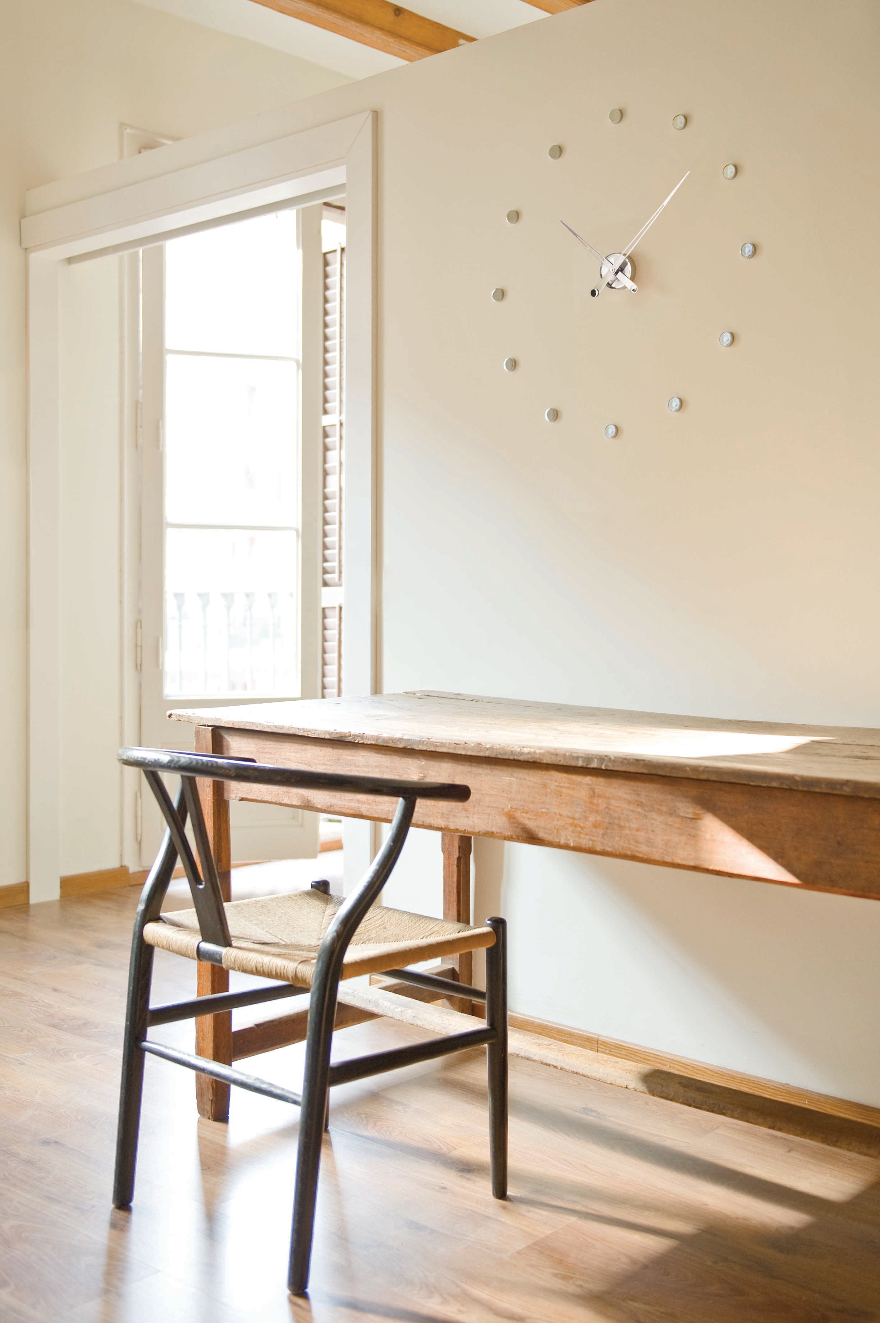 Wanduhr RODON verchromt