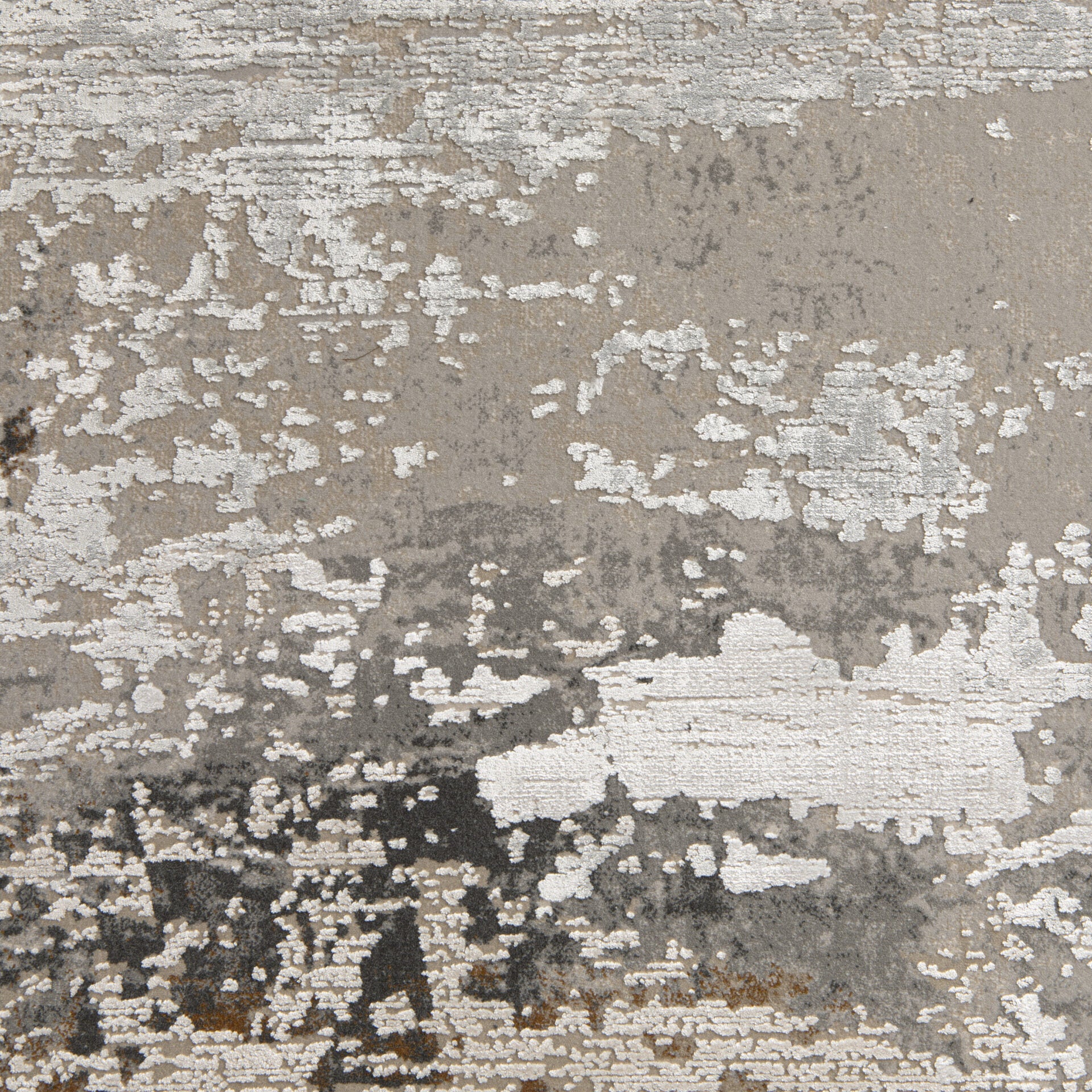 Teppich ROYAL dunkelbeige mit braunem