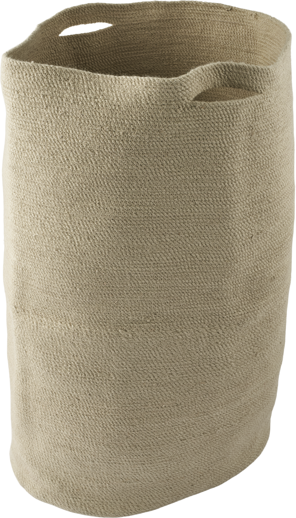 Gerippter beige Korb