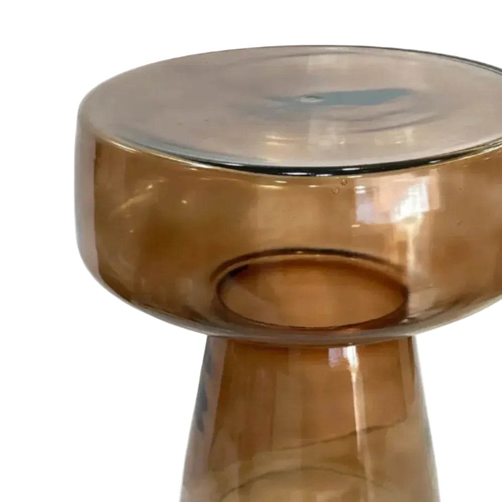 Beistelltisch ISA braunes Glas