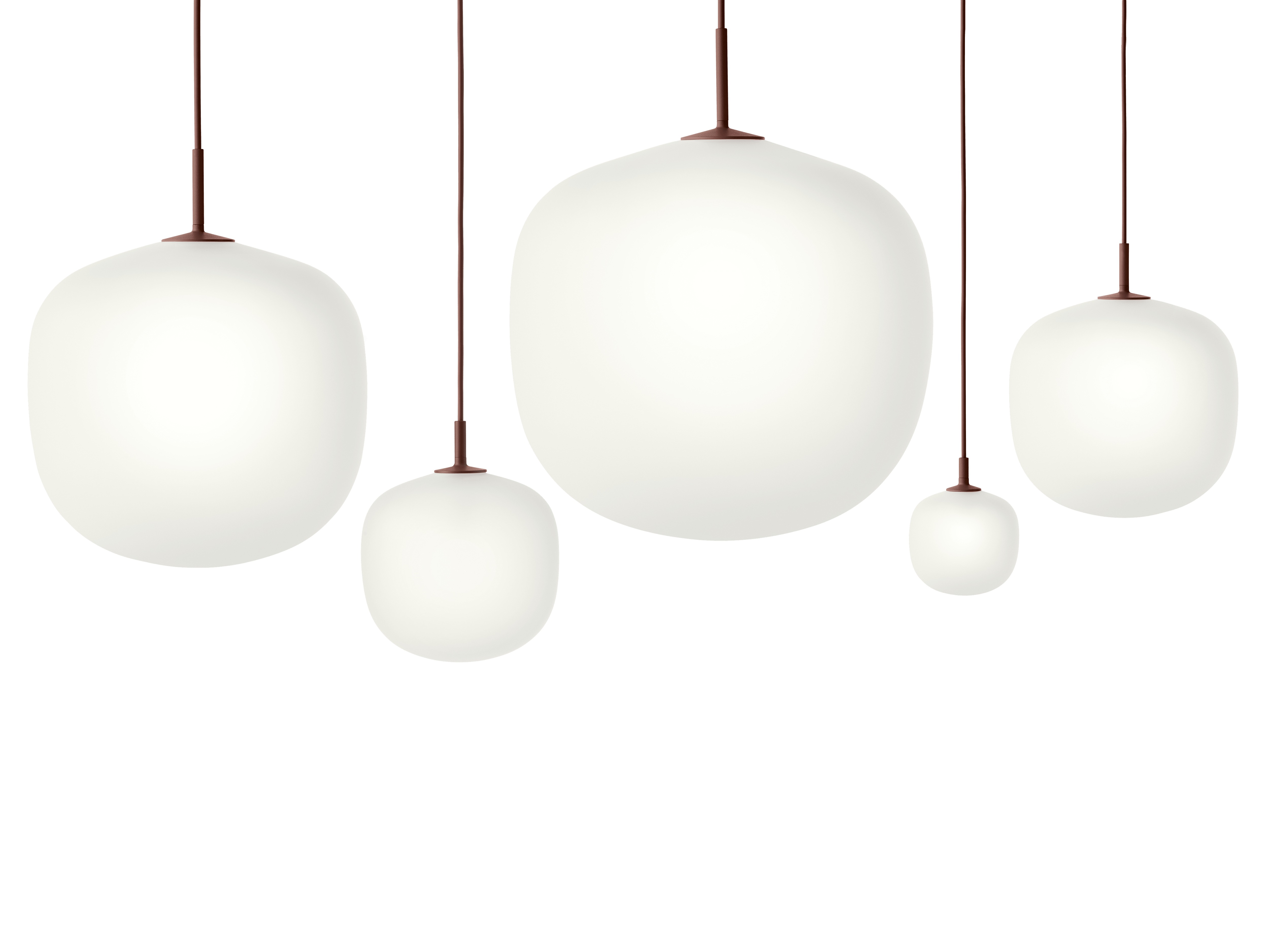 RIME burgundy pendant lamp