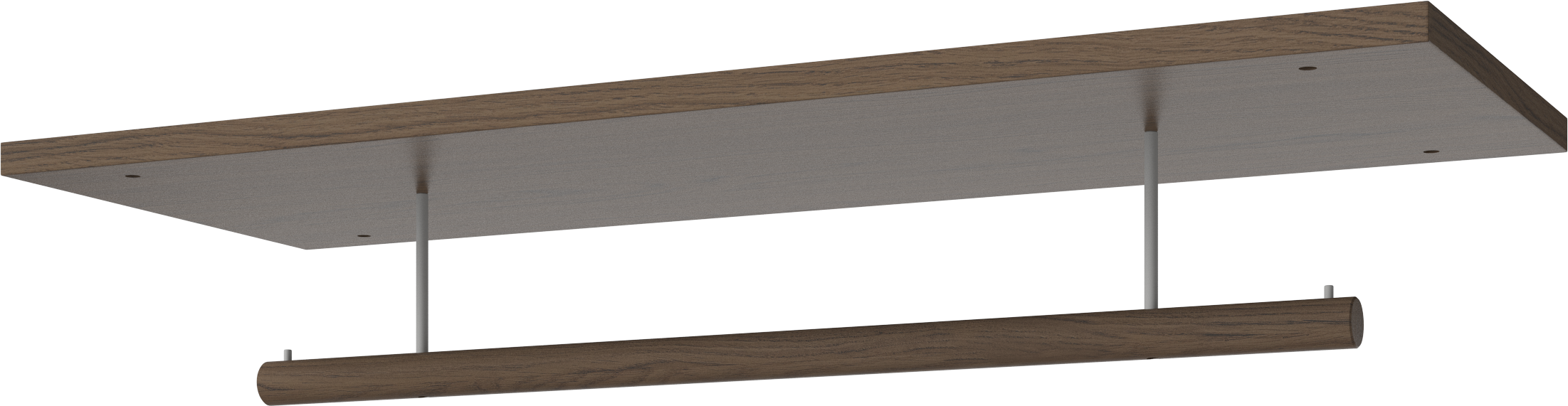 ROD HANGER Dark oak veneer