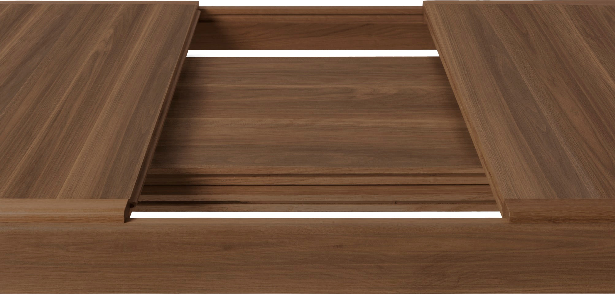 Ausziehbarer Tisch S-TABLE aus Nussbaumholz