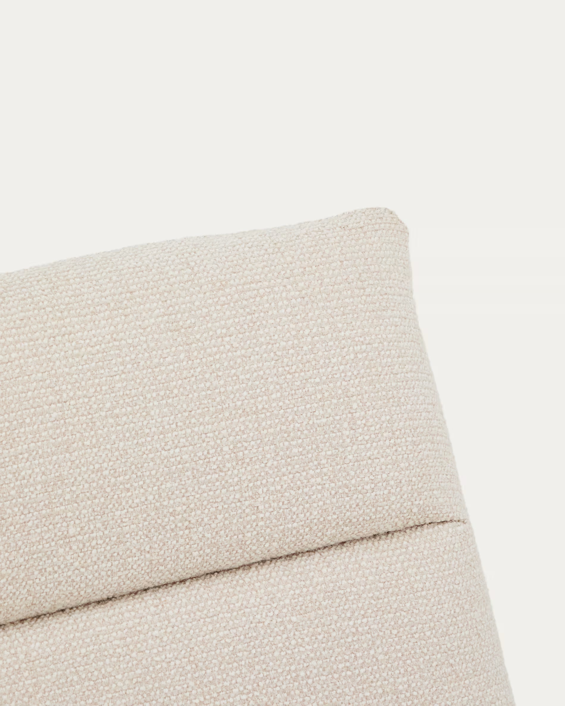 Beige Chenille Armchair ASEN