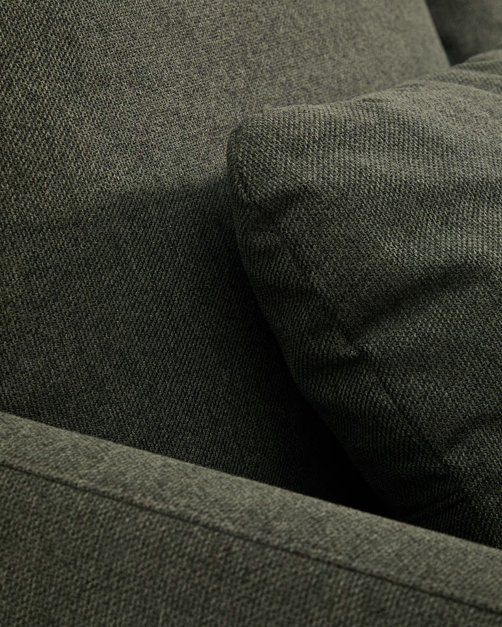 3-seater sofa with sleeping function LAIRA dark green