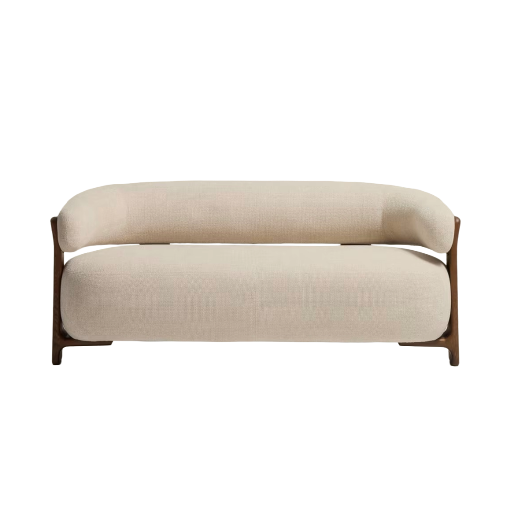 Sofa 2-osobowa GRANITE beżowy szenil