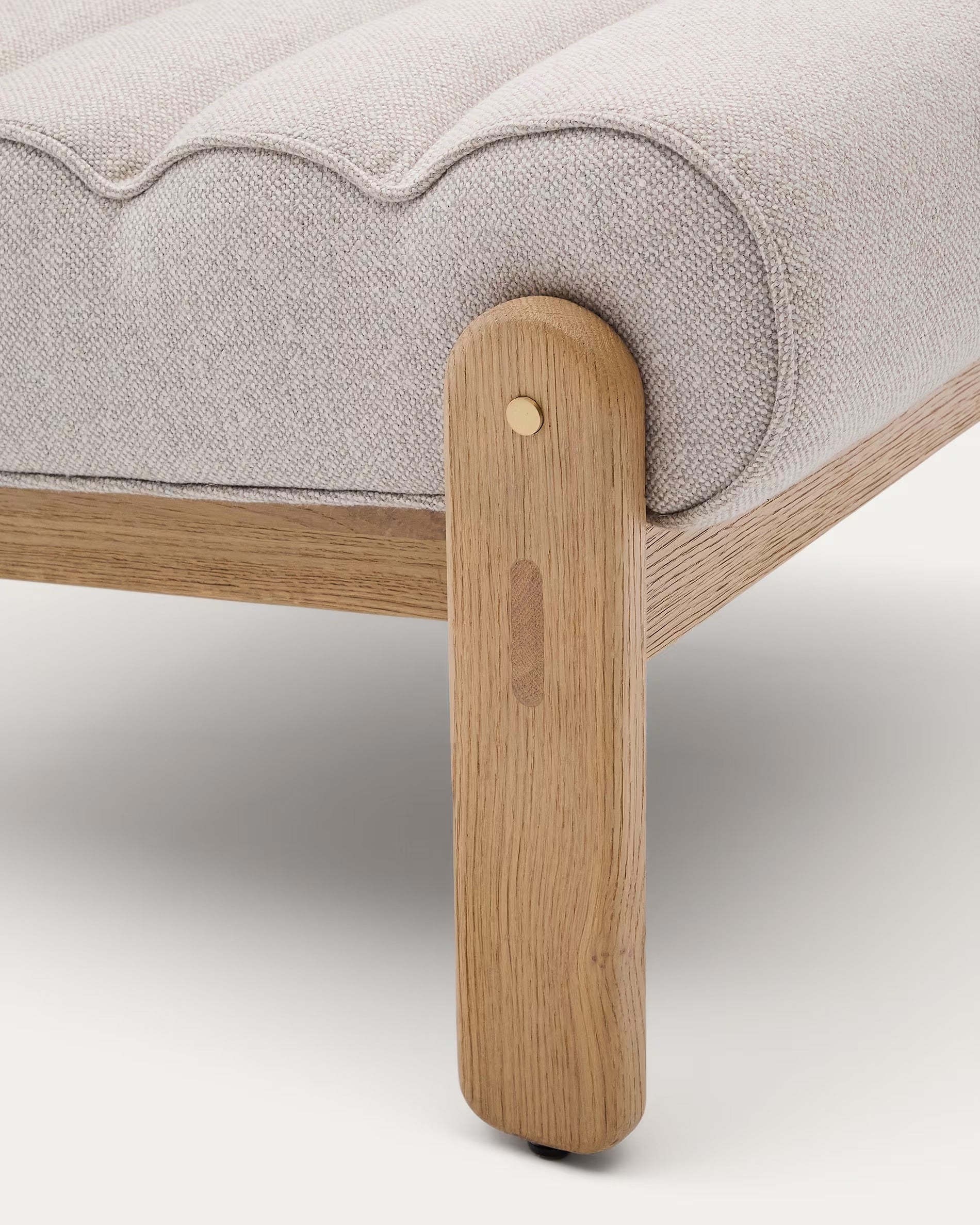 MAGIRA Sessel weiß mit Holzgestell 