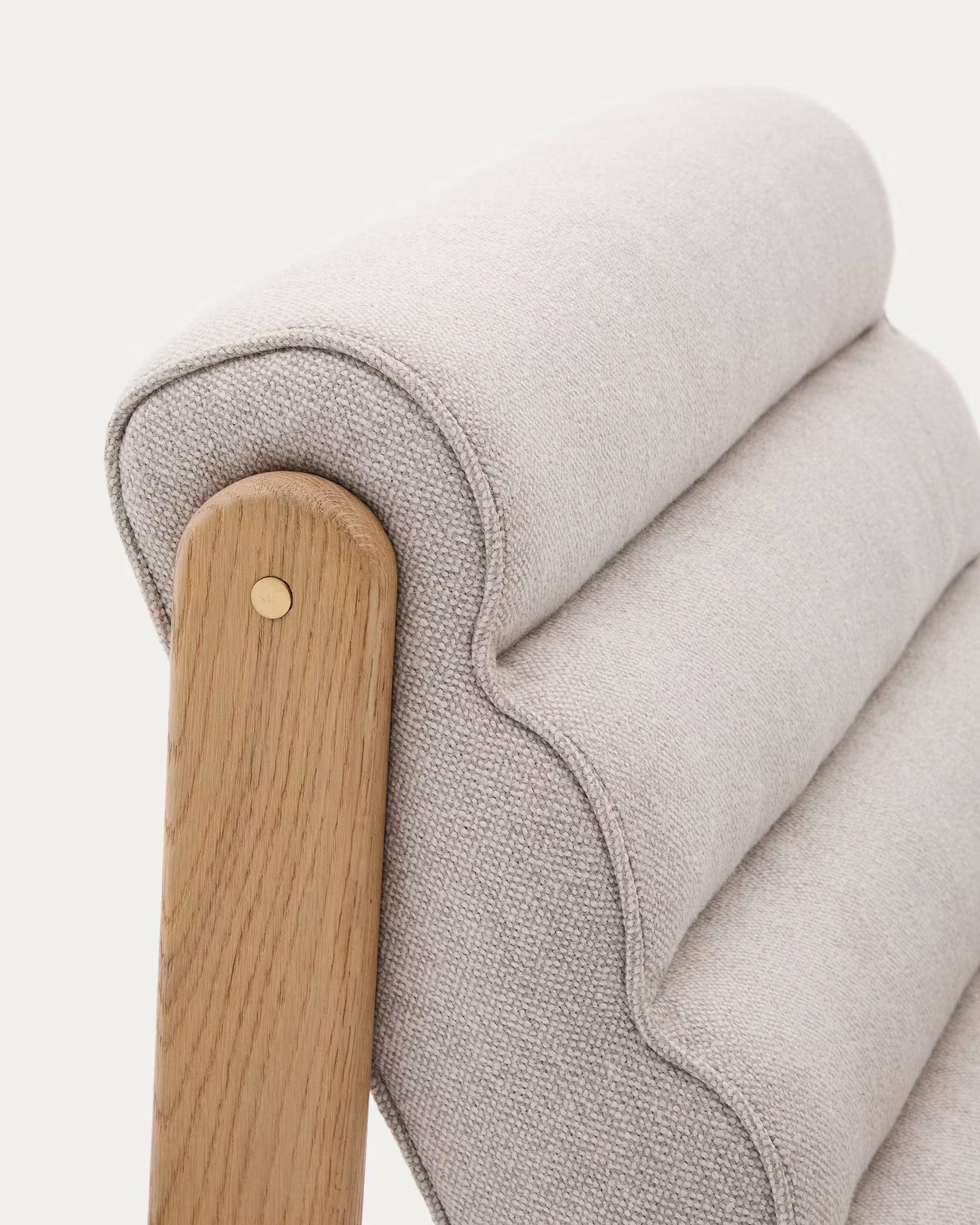 MAGIRA Sessel weiß mit Holzgestell 