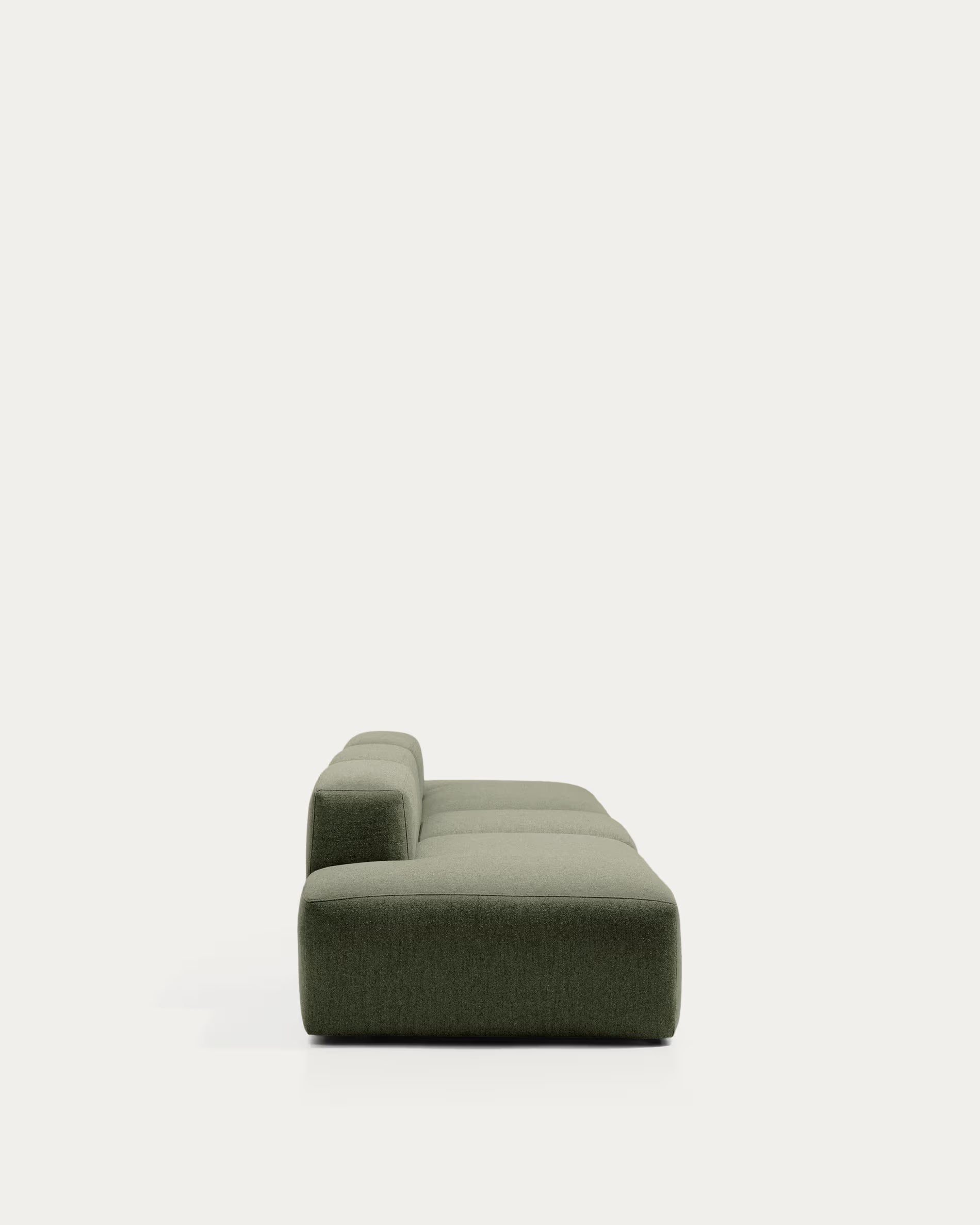 Sofa 4-osobowa BLOK ciemnozielony szenil