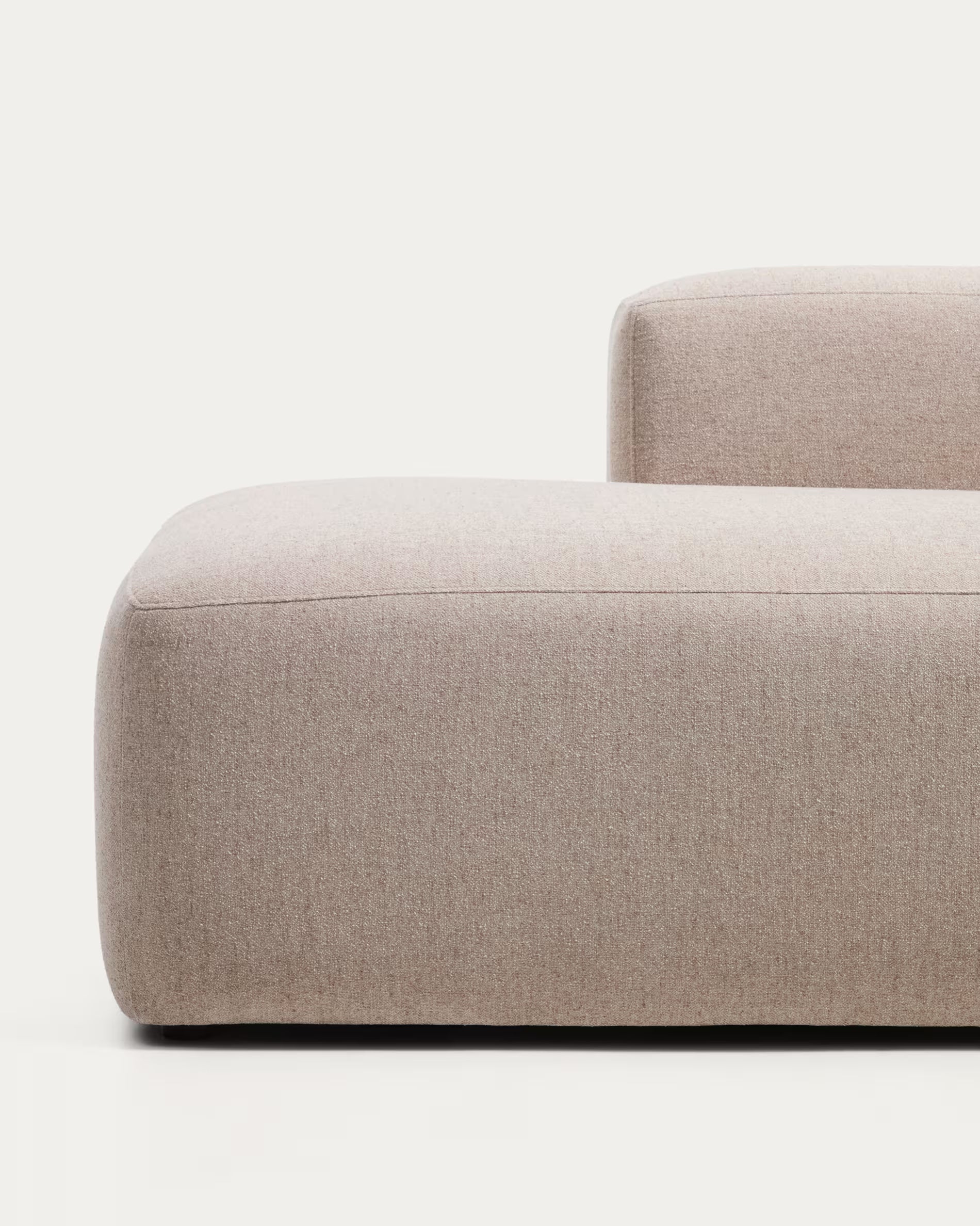 Sofa 3-osobowa lewostronna BLOK beżowy szenil