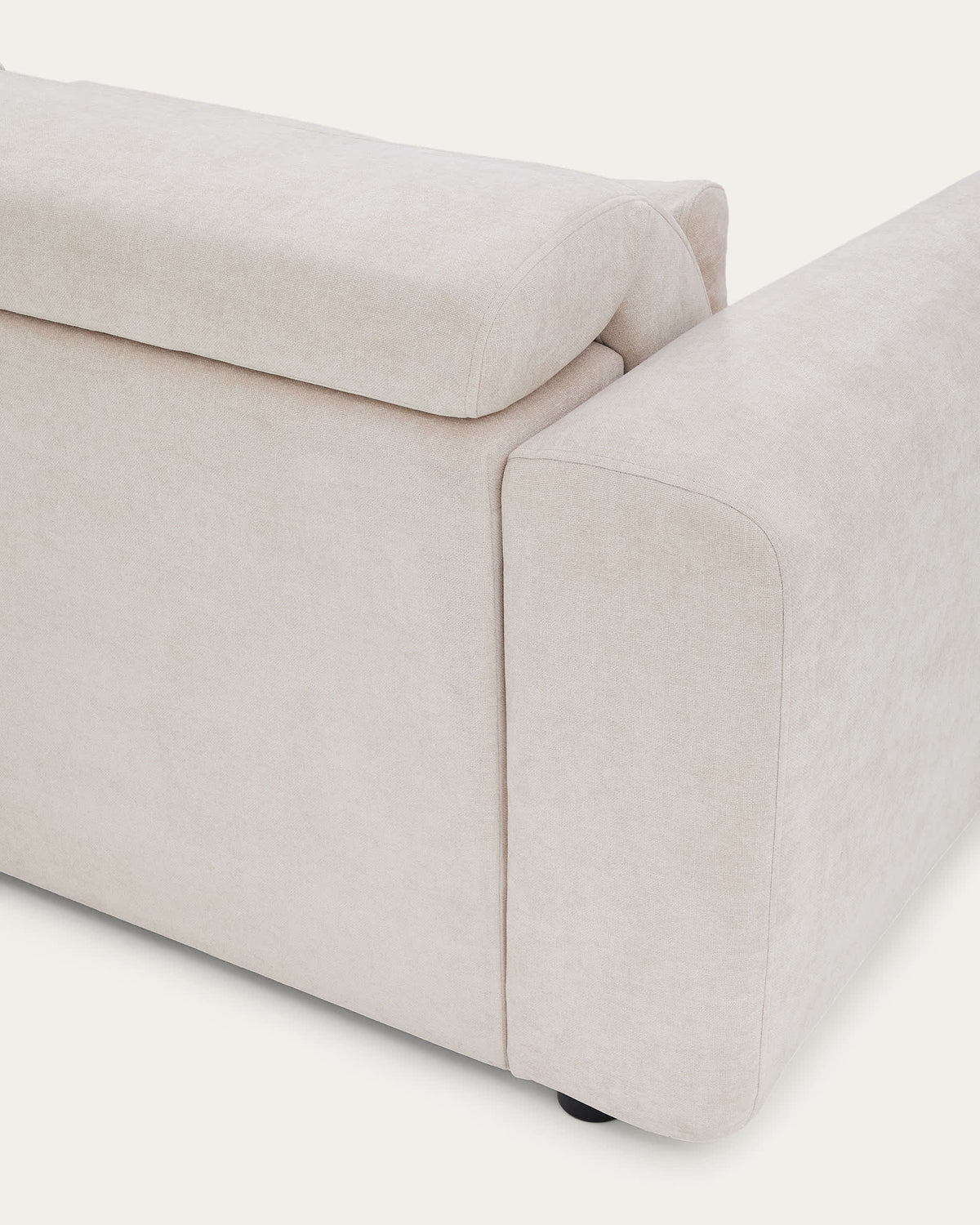 Sofa 6-osobowa z przesuwanymi siedziskami LARES beżowy szenil – ujęcie 6