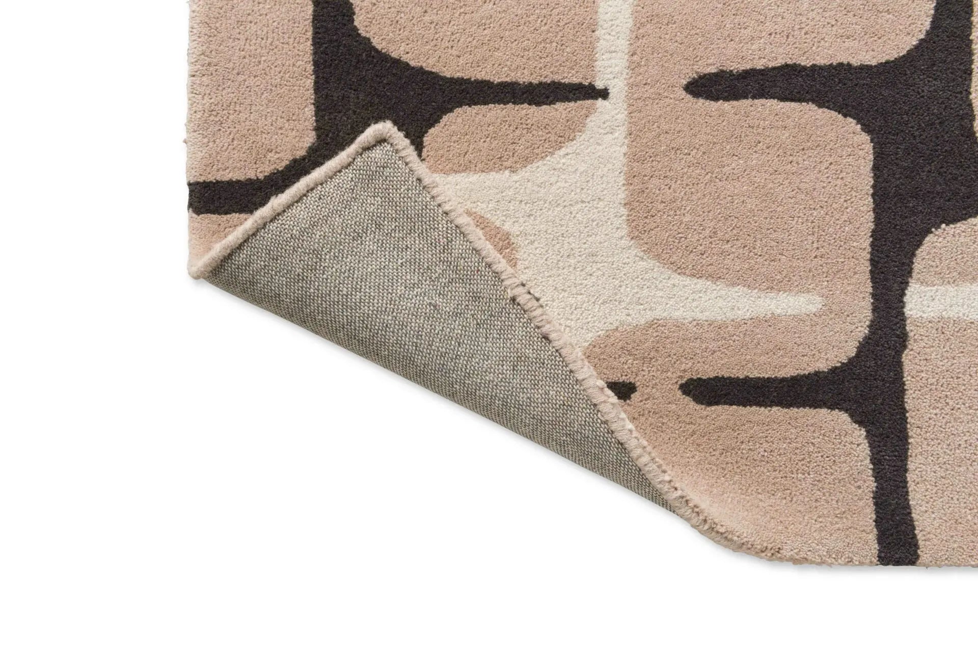 Teppich GOING LOHKO SKY beige mit Schwarz und Braun