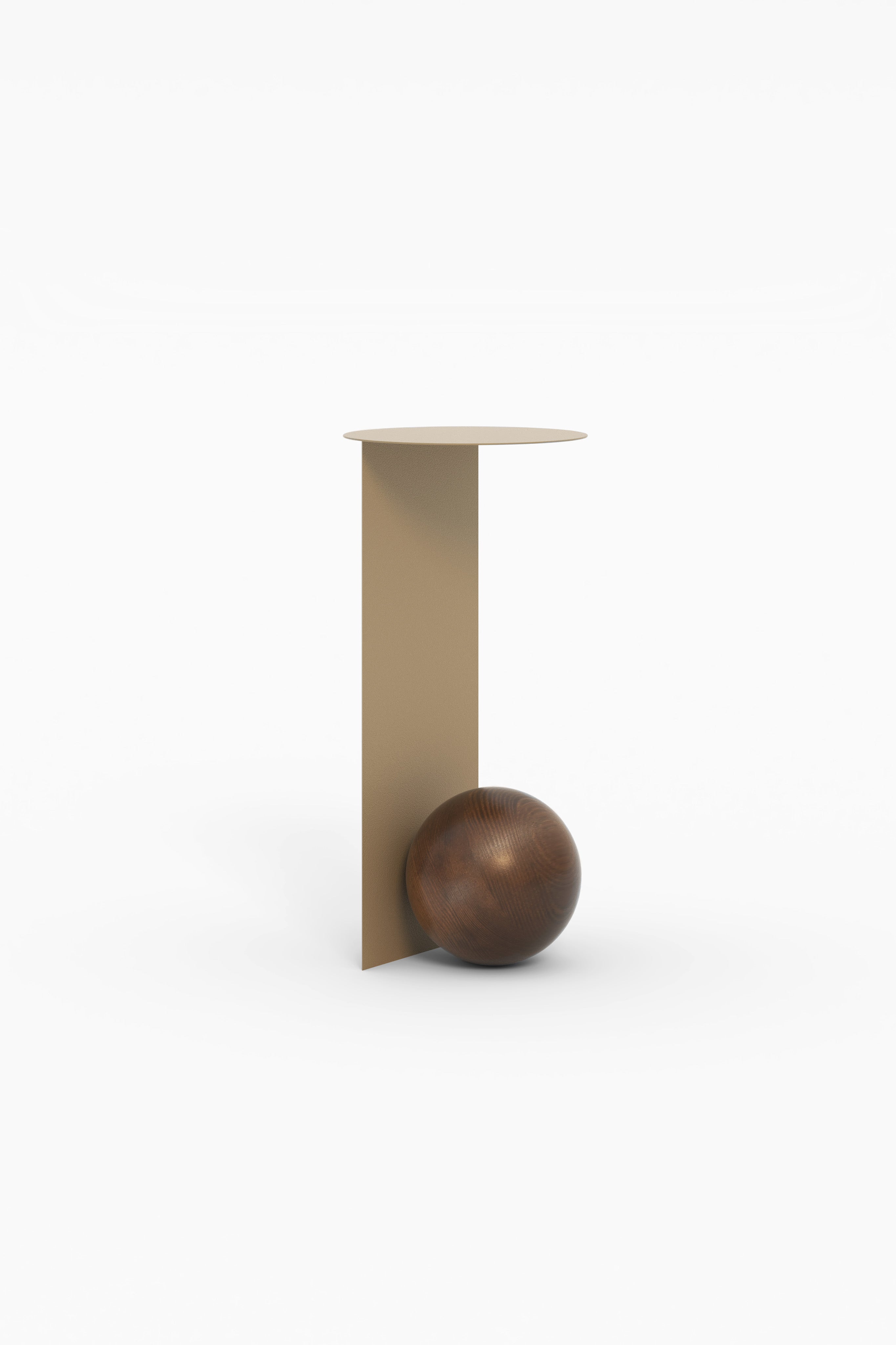 Beistelltisch SION aus Stahl und Holz