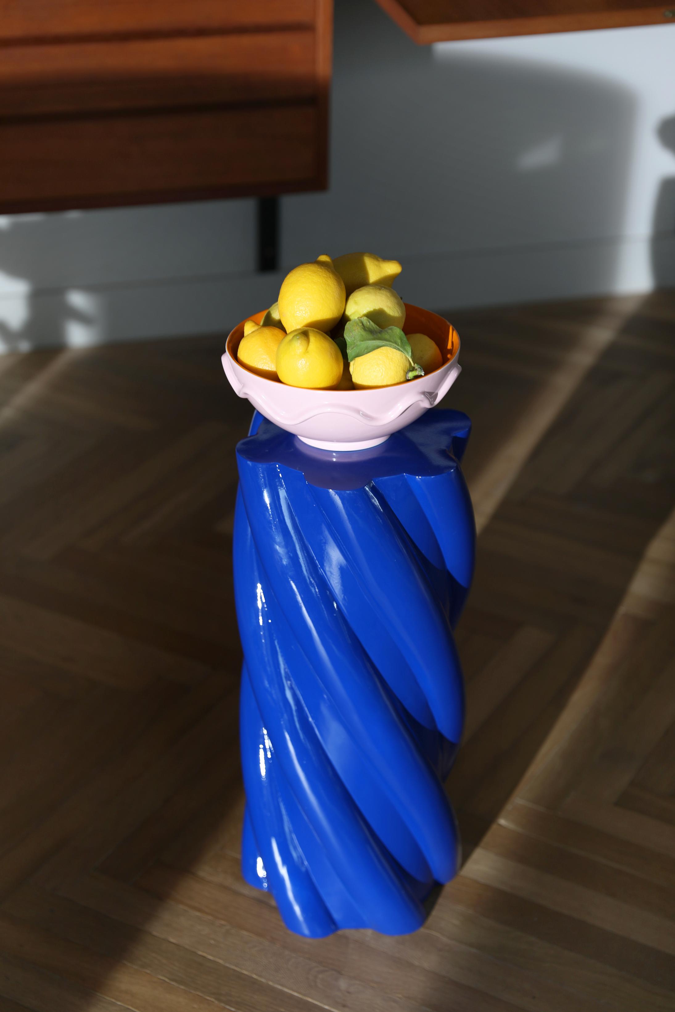 MARSHMALLOW blue side table