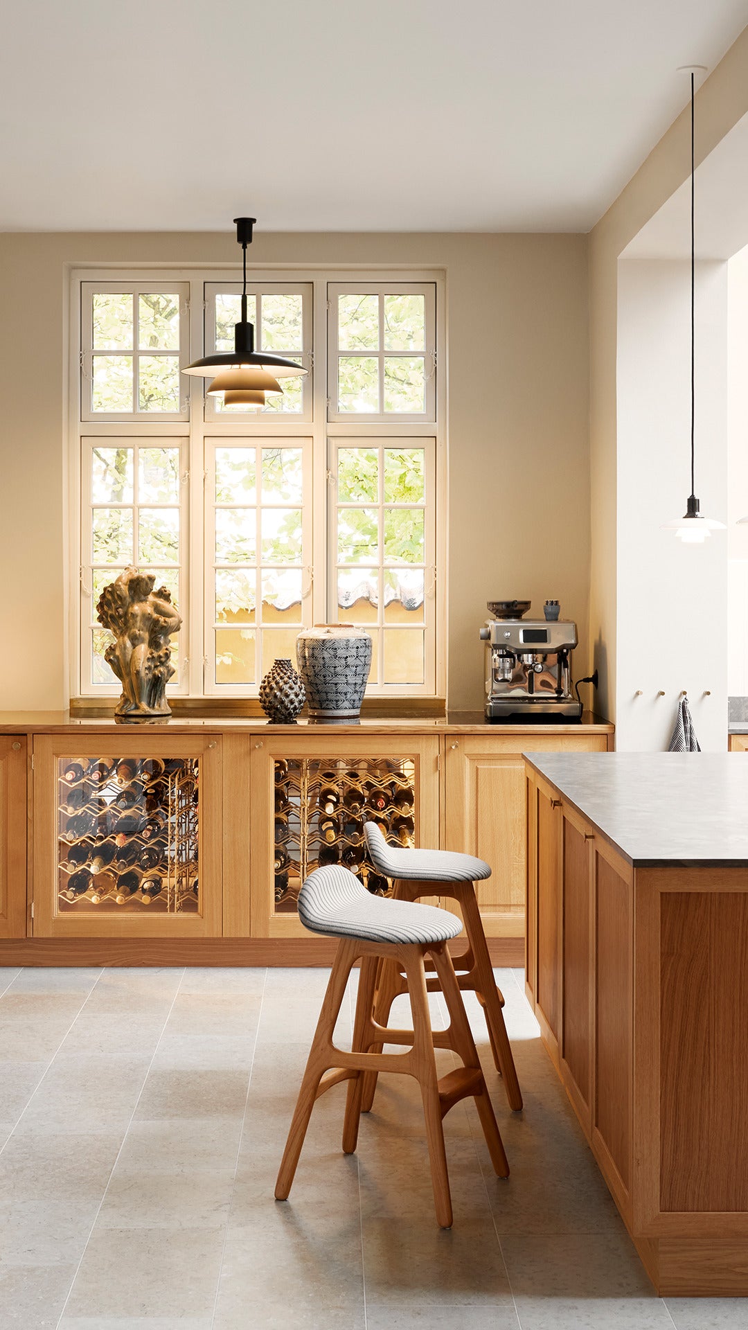 Pendelleuchte PH 2/1 weiß mit schwarzem Finish