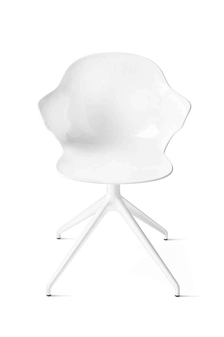 SAINT TROPEZ swivel chair white