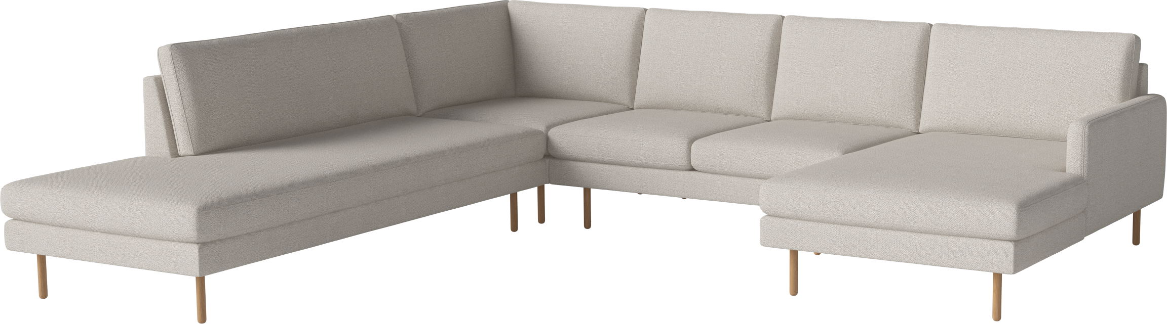 Left -hand -shaped corner scandinavia remix oak base
