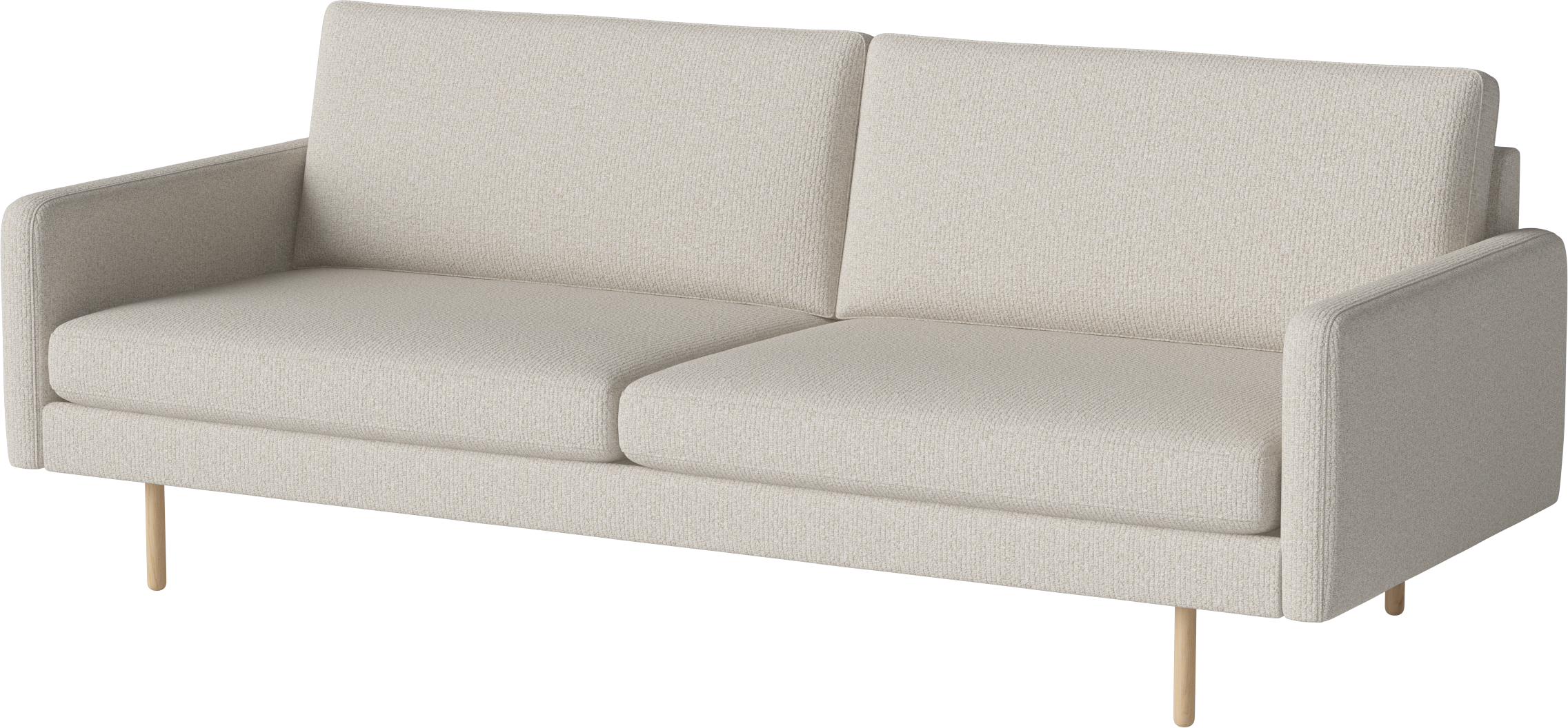 3-Personen-Sofa Scandinavia Remix-Basis von Eichenholz