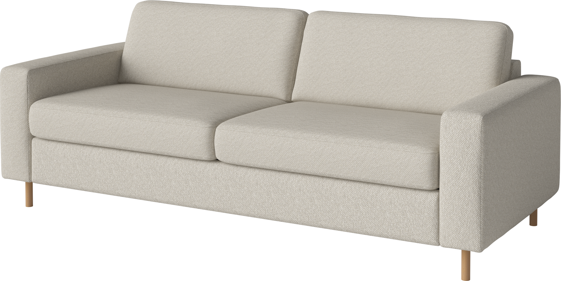 SFADINAVIA 3-person folding sofa base made of oak wood