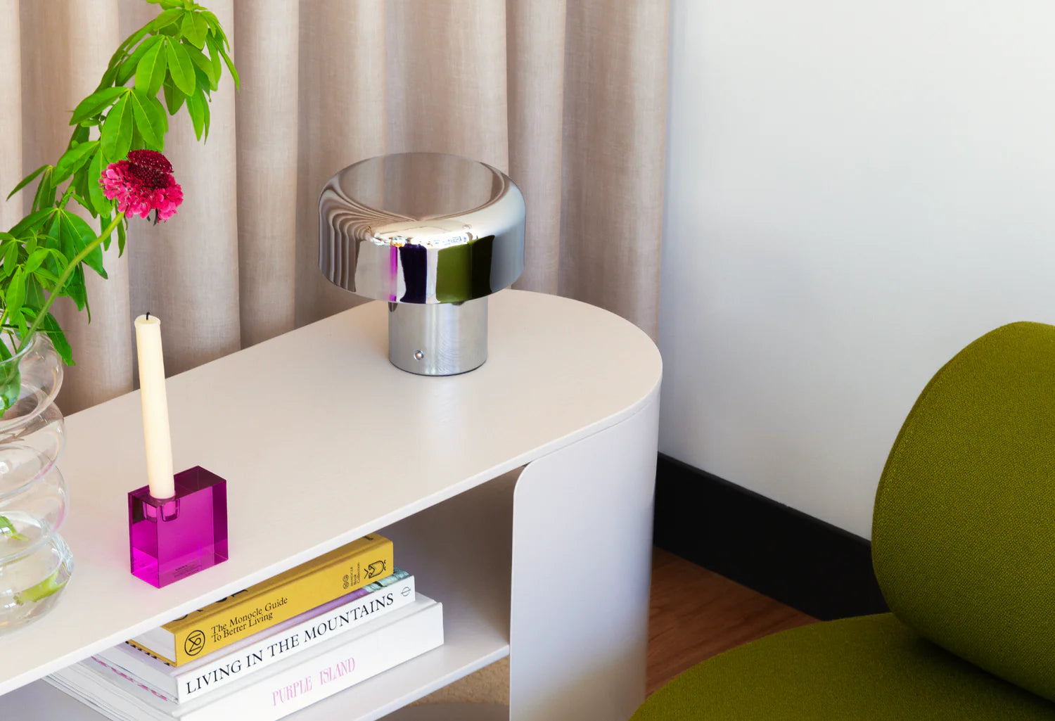 Tischlampe SCOOP koralle